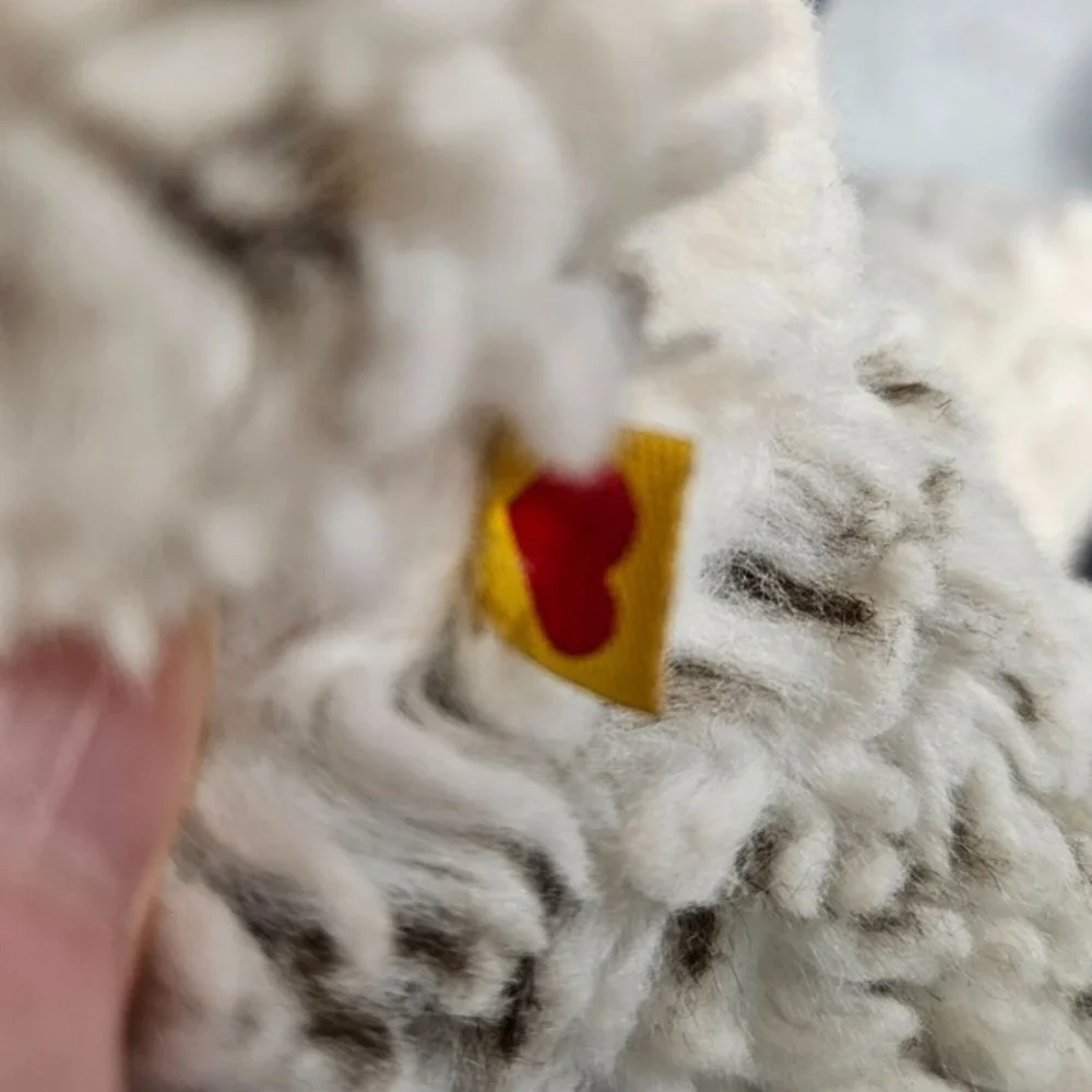 Build A Bear Stuffed Snowy Owl‎ Plush Animal Head Swivels White Spotted BABW